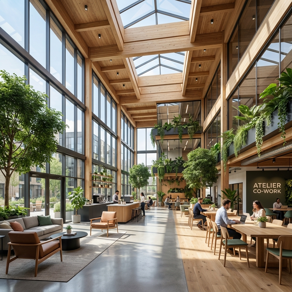 Modern Co-working Lobby